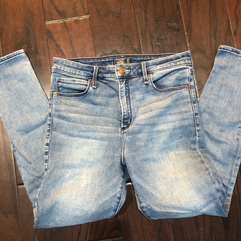 Abercrombie Simone High Rise Super Skinny Jeans